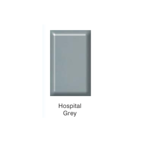 P801 Double Compartment Power Skirting End Cap - Various colours