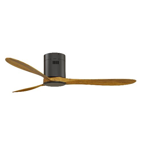Ceiling Fan Hugger 3Blade 1320mm + Remote - No Light