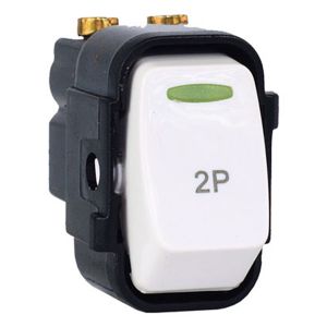 LI663-P 2P Switch Insert 16A White - CBI Range