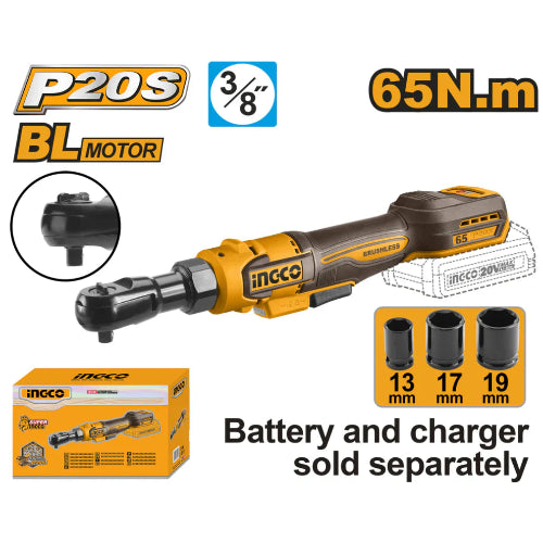 CDRLI206521 Ratchet Driver 3 Pieces 65NM 20V Power Share + Cordless