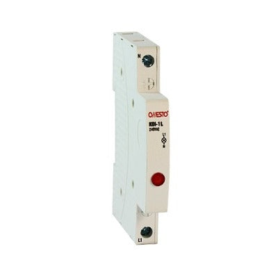 KCI-1L-R RED DIN 230V LED INDICATOR - Online Electrical