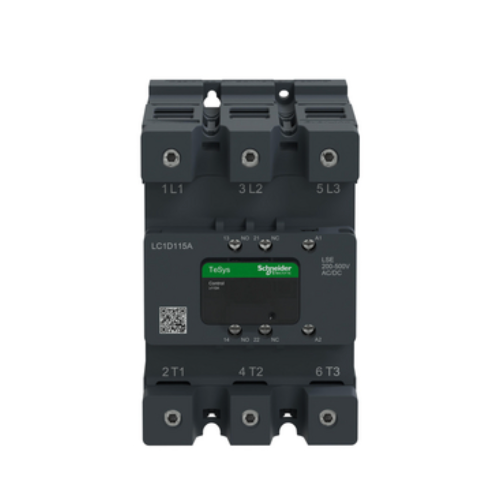 LC1D115ALSE Contactor TeSys Deca 115A 3P 200-500V ACDC Everlink