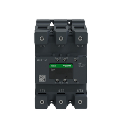 LC1D115ALSE Contactor TeSys Deca 115A 3P 200-500V ACDC Everlink