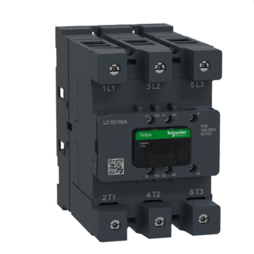 Contactor, Tesys Deca Advanced, 3P(3NO), AC-3/AC-3e, <=440V, 150A, 100-250V AC/DC coil,connector