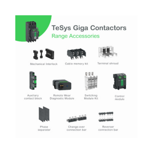 LC1G265KUEN 265A 3P Adv100-250V ACDC Contactor TeSys Giga