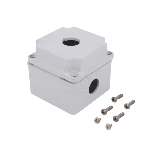 LPZM1A8 1 Hole Metal Enclosure Grey - Online Electrical