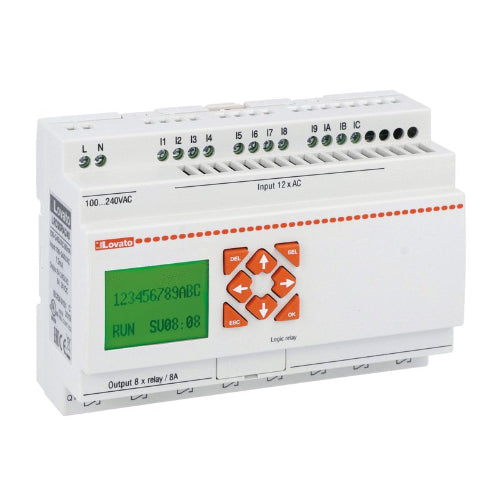 LRD20RA240 Micro PLC 100-240VAC 12inputs - 8outputs