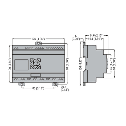 LRD20RA240 Micro PLC 100-240VAC 12inputs - 8outputs