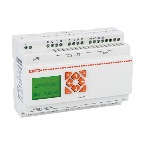 LRD20RD024 Micro PLC 24VDC 12inputs-8outputs