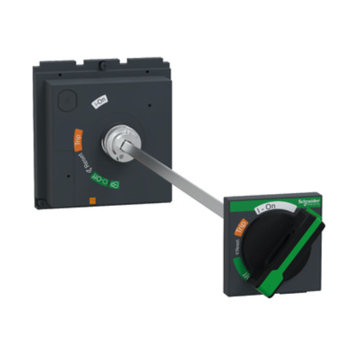 extended rotary handle. ComPacT NSX 400/630. black handle. shaft length 209 to 600 mm. IP55