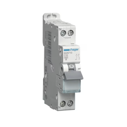 MJT710 10A 4.5KA 1PH+N C CURVE BREAKER - Online Electrical