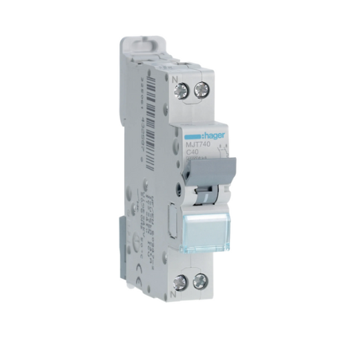 MJT740 40A 4.5KA 1PH+N C CURVE BREAKER - Online Electrical