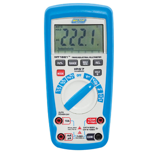 MT1881 1000V AC/DC IP67 TRMS Multimeter, CAT IV 600V