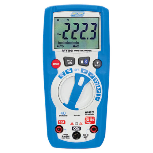 MT26 600V AC/DC IP67 TRMS Bluetooth Multimeter, CAT III 600V