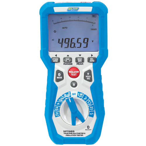MT565  Bluetooth Insulation Tester & TRMS Multimeter, CAT IV 600V