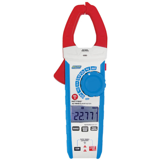MT720 400A AC TRMS Clamp Meter, CAT III 600V