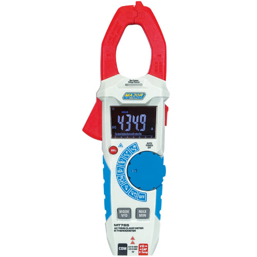 MT765 600A AC TRMS Clamp Meter & Thermometer, CAT IV 600V