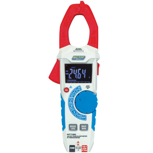 MT766 600A AC/DC TRMS Clamp Meter & Thermometer, CAT IV 600V