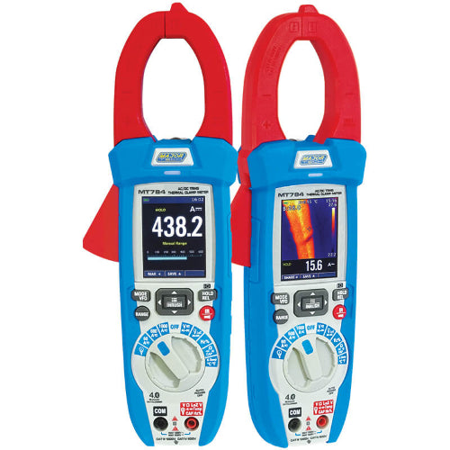 MT784 1000A AC/DC Thermal TRMS Clamp Meter, CAT IV 600V Thermal Imager
