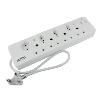 Multiplug Adaptor Switch 81640U 8Way C/W USB - Online Electrical