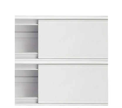 P801 Double Compartment Power Skirting Per 2.4mtr Length - Various colours