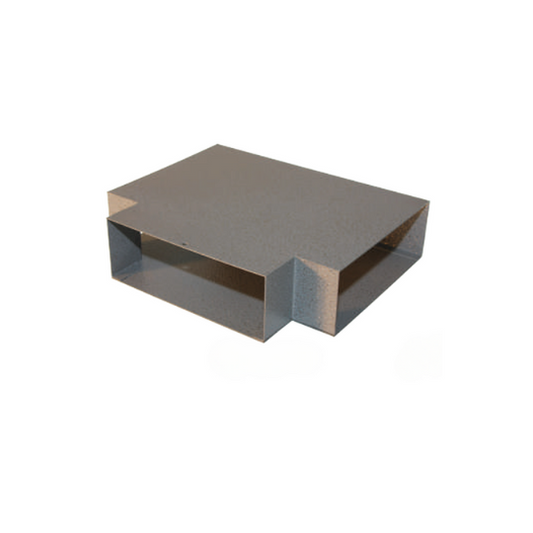 P802 Single Compartment Power Skirting Horizontal Tee Piece - Various colours