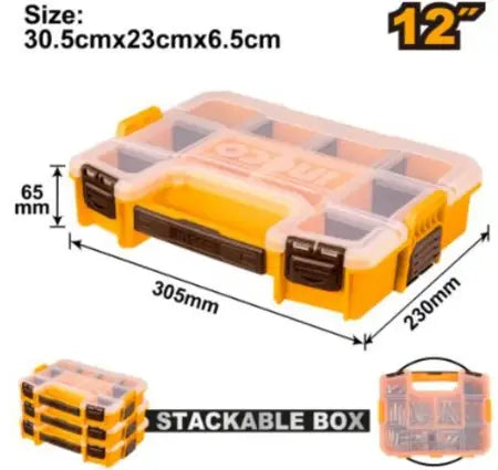 PBX1211 PLASTIC ORGANISER 30.5X23X6.5CM