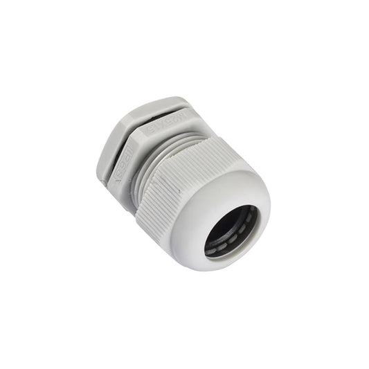 PMGB16-7 16MM Grey PVC Compression Gland c/w Locknut