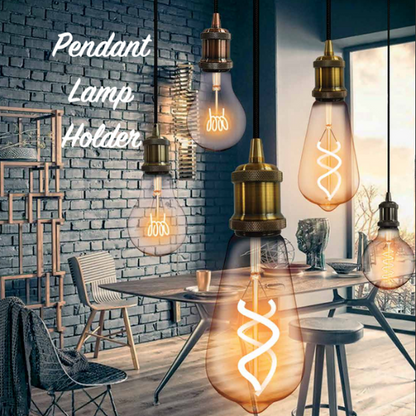 OL-PEND- Aluminium E27 Lamp Holder - Various Colours