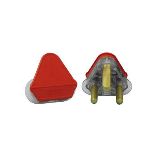 Plug Top 16A 3Pin Dedicated Red - Online Electrical