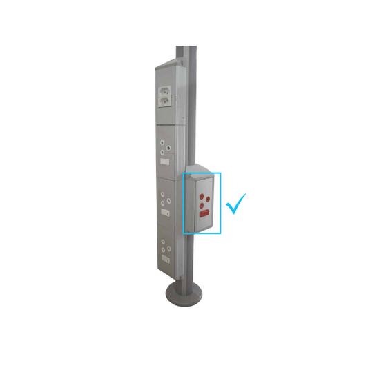 Powerpole 16A Dedicated Red Switched Socket Outlet
