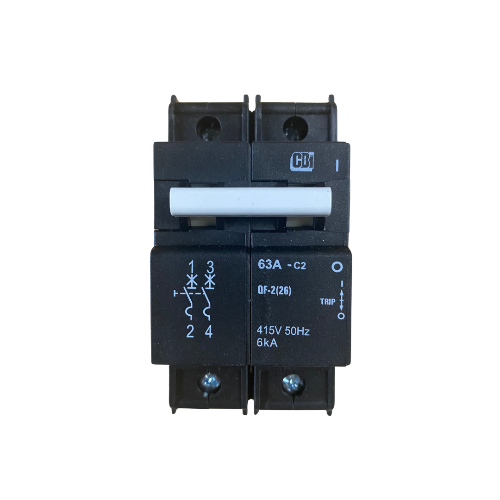 QA-2(26MM)63A D/P 6KA Circuit Breaker - Online Electrical