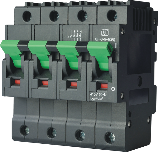 QF-S-4(26MM)100A 4P 6kA Isolator