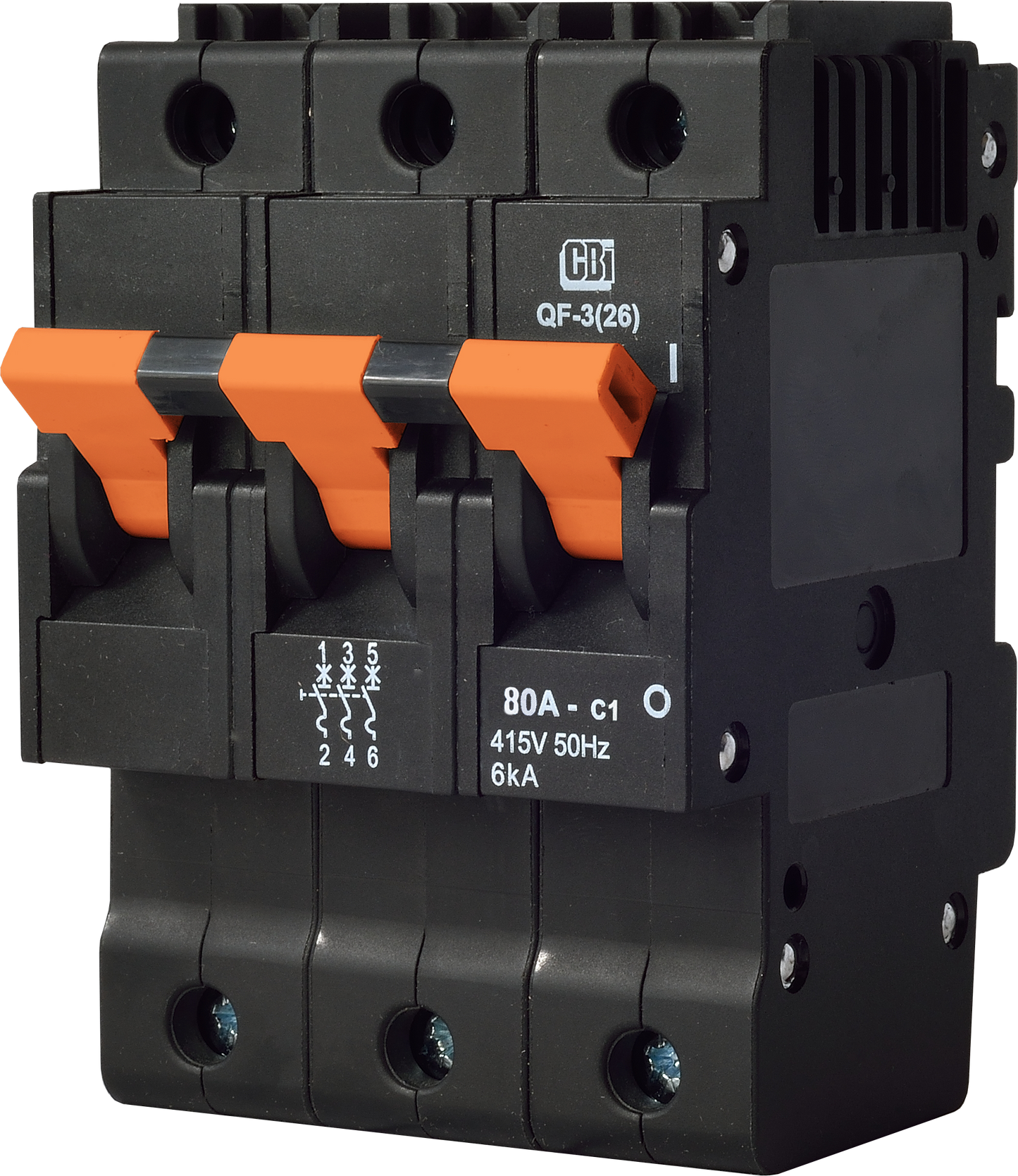 QF-3(26MM)70A T/P 6KA Orange Toggle