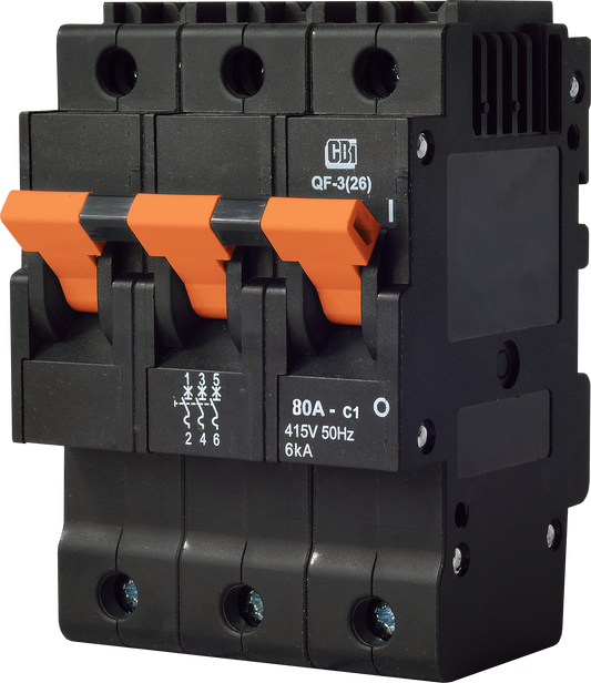 QF-3(26MM)70A T/P 6KA Orange Toggle