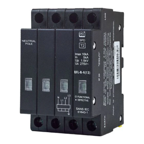 QFLN-4 (13MM) 3P+N SURGE ARRESTOR - Online Electrical