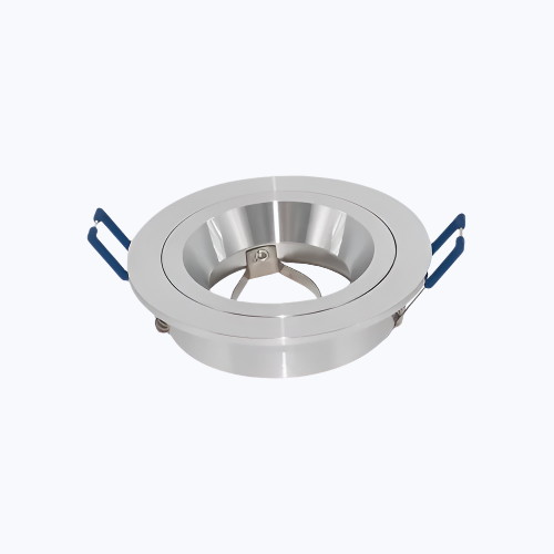 Downlighter R214 Silver Anti Glare 80MM