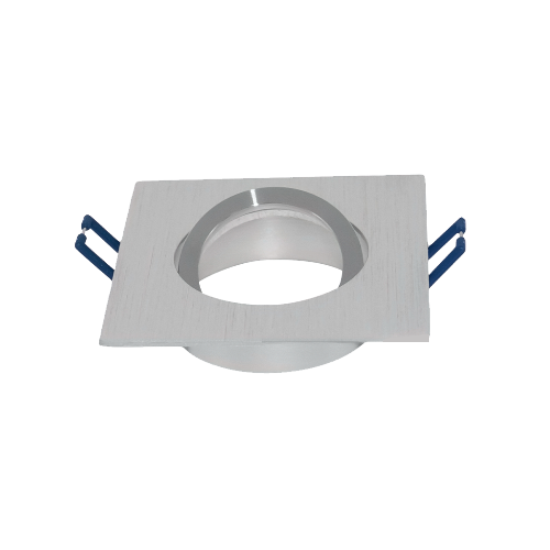 DOWNLIGHTER R219 SILVER SQUARE 92MM