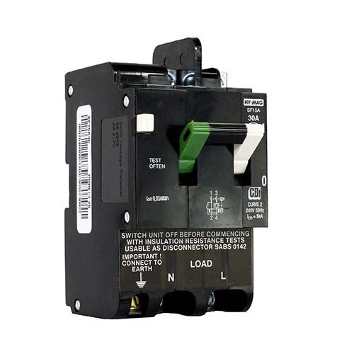SF15A 100A 1P+N 6KA Earth Leakage with Overload Protection