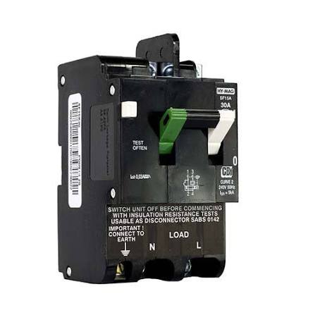 SF15A 80A 1P+N 6KA Earth Leakage with Overload Protection