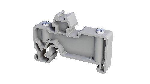 SS1 Grey End Stop - Screw Type