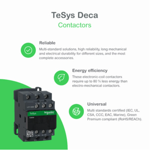 LC1D098F7 D Contactor 4Pole 2NO+2NC 110VAC