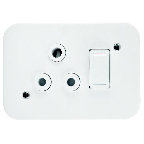 Single Industrial Switch Socket 16A Crabtree 7390P - Online Electrical
