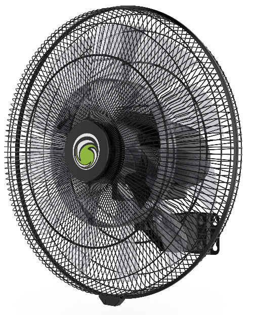 450mm Industrial Wall Mount Fan Black