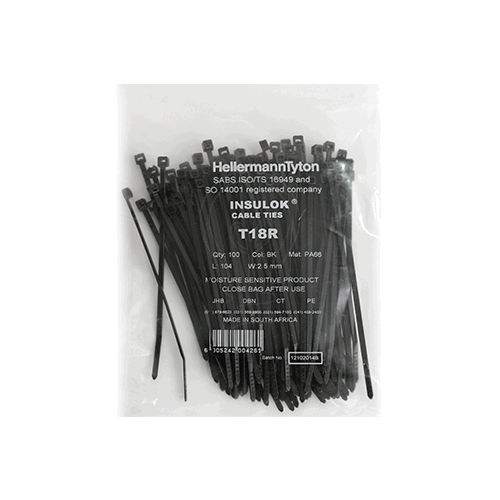 T18R Cable Ties 100/PKT - Online Electrical