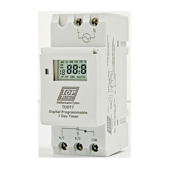 TDDT7 7Day Digital Timer - Online Electrical