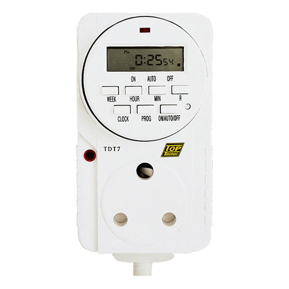 TDT7 Digital Plug-in Timer - Online Electrical