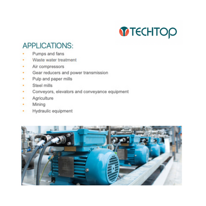 TechTop Electric Motors - 4 Pole 3 Phase IE3 - Online Electrical
