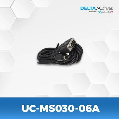 UC-MS030-06A Com Cable Male Mini DIN To DB9 - Male 3mtr
