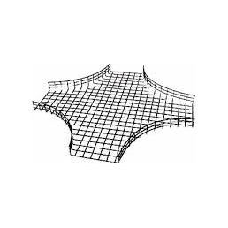 Wire Mesh Cable Tray 200x50MM 4Way Crossover, 90° R450 - Online Electrical